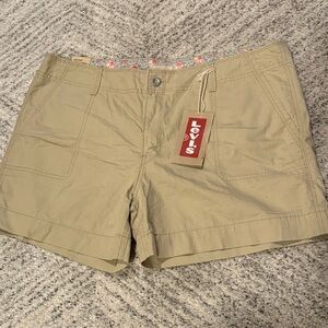 Levi's Women's Khaki Cargo Shorts